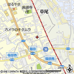 大阪府堺市中区福田503周辺の地図