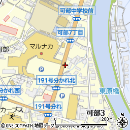 広島白十字　可部店周辺の地図