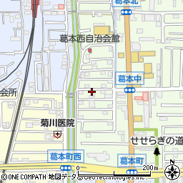 奈良県橿原市葛本町681-4周辺の地図