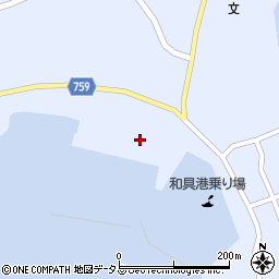 鳥羽市役所　定期船課和具桟橋周辺の地図