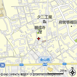 大阪府堺市中区福田802周辺の地図