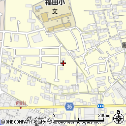 大阪府堺市中区福田750周辺の地図