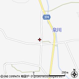 広島県三原市久井町和草1614周辺の地図