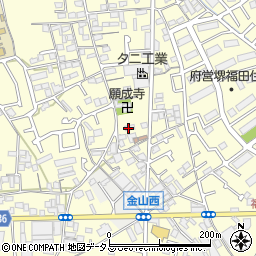 大阪府堺市中区福田803周辺の地図