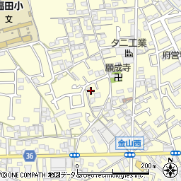 大阪府堺市中区福田787周辺の地図