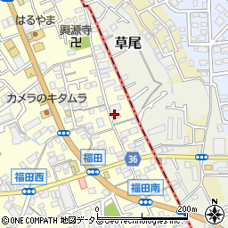大阪府堺市中区福田16周辺の地図