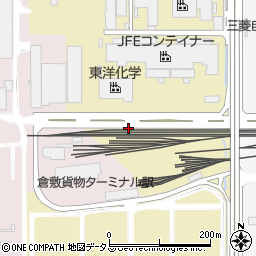 岡山県倉敷市水島西通周辺の地図