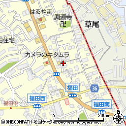 大阪府堺市中区福田509周辺の地図