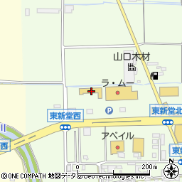 カレーハウスＣｏＣｏ壱番屋桜井東新堂店周辺の地図