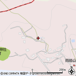 奈良県宇陀市榛原雨師250周辺の地図