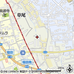 大阪府堺市東区草尾307周辺の地図