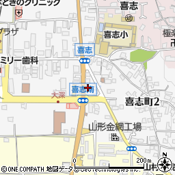 セブンイレブン富田林喜志町２丁目店周辺の地図