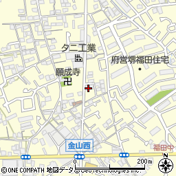 大阪府堺市中区福田817周辺の地図