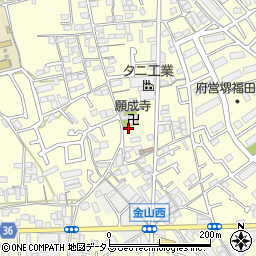 大阪府堺市中区福田806周辺の地図