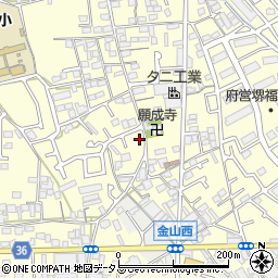 大阪府堺市中区福田798周辺の地図