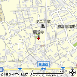 大阪府堺市中区福田807周辺の地図
