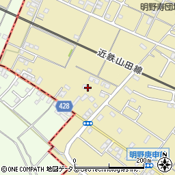三重県伊勢市小俣町明野1608-3周辺の地図