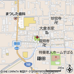 奈良県香芝市鎌田683周辺の地図