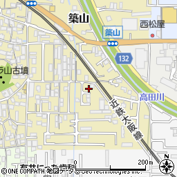 奈良県大和高田市築山179-30周辺の地図