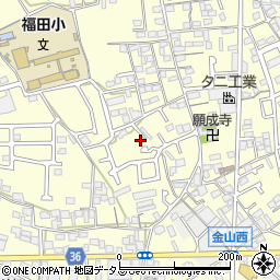 大阪府堺市中区福田1415周辺の地図