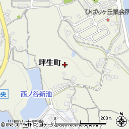 広島県福山市坪生町周辺の地図