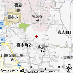 大阪府富田林市喜志町2丁目9周辺の地図