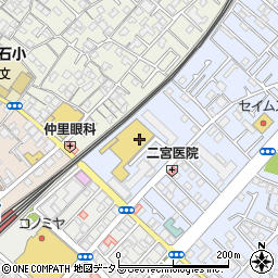 関西スーパー高石駅前店周辺の地図