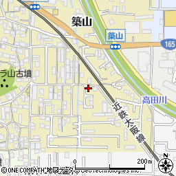 奈良県大和高田市築山179-33周辺の地図