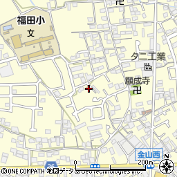 大阪府堺市中区福田1414周辺の地図