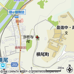 広島県福山市横尾町周辺の地図
