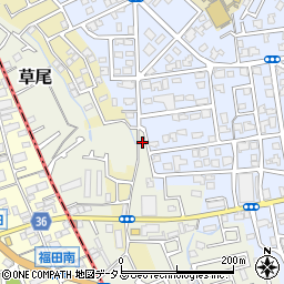 大阪府堺市東区草尾779-2周辺の地図