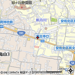 ヒラタ和菓子洋菓子店周辺の地図