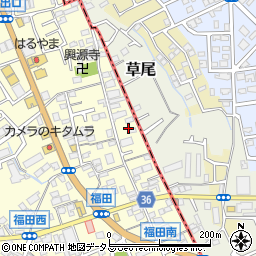 大阪府堺市中区福田11周辺の地図