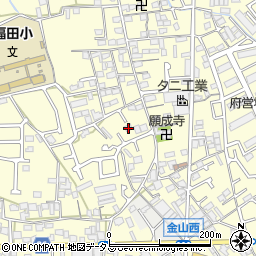 大阪府堺市中区福田791周辺の地図