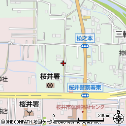 奈良県桜井市三輪64-1周辺の地図