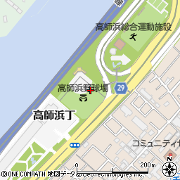 大阪府高石市高師浜丁周辺の地図