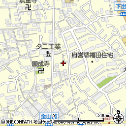 大阪府堺市中区福田823周辺の地図