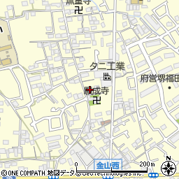 大阪府堺市中区福田810周辺の地図