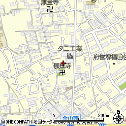大阪府堺市中区福田813周辺の地図