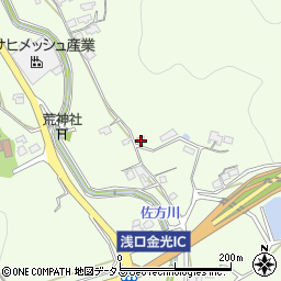 岡山県浅口市金光町佐方2081-1周辺の地図