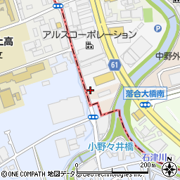 日成輸送周辺の地図