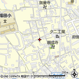 大阪府堺市中区福田790周辺の地図