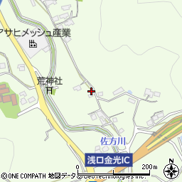 岡山県浅口市金光町佐方2098-2周辺の地図