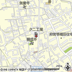 大阪府堺市中区福田819周辺の地図