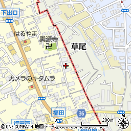 大阪府堺市中区福田7周辺の地図