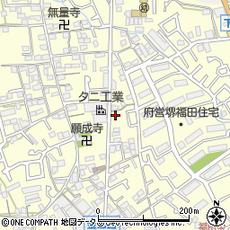 大阪府堺市中区福田820周辺の地図