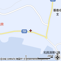 三重県鳥羽市答志町1106周辺の地図