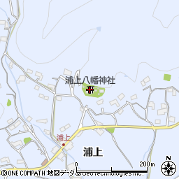 浦上八幡神社周辺の地図