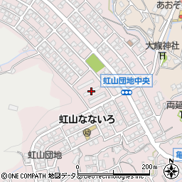 県警虹山待機宿舎５３号館周辺の地図