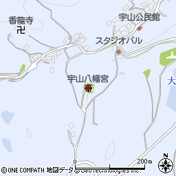 広島県福山市春日町宇山543周辺の地図
